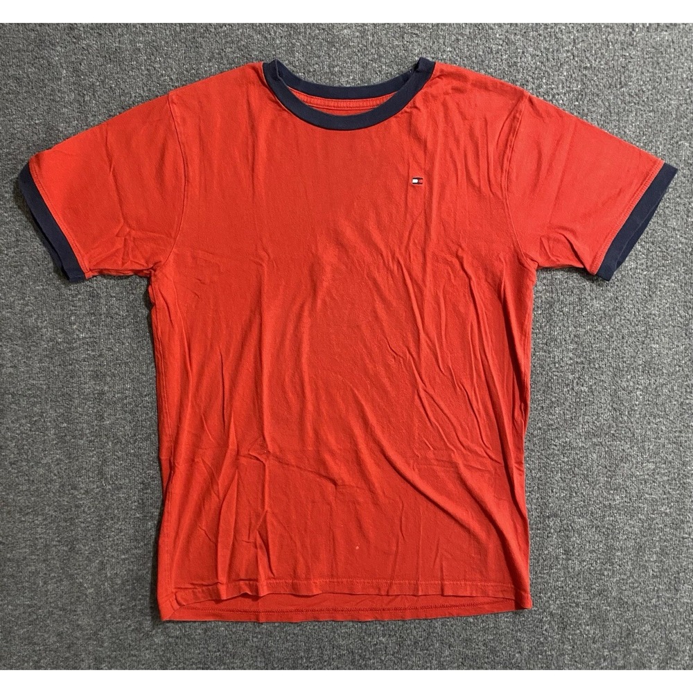 Tommy Hilfiger Youth Red Logo Shirt Size XL-20